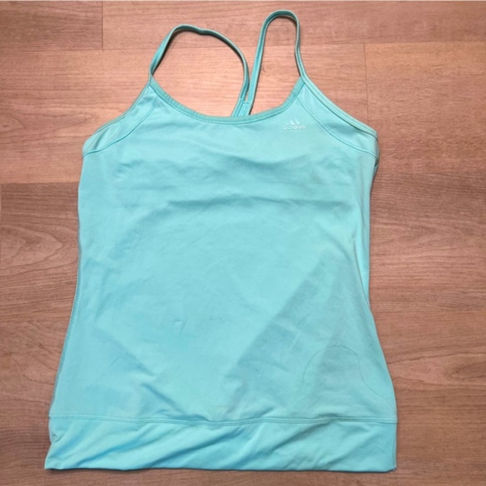 Adidas Climalite Performance Tank, blue, size S